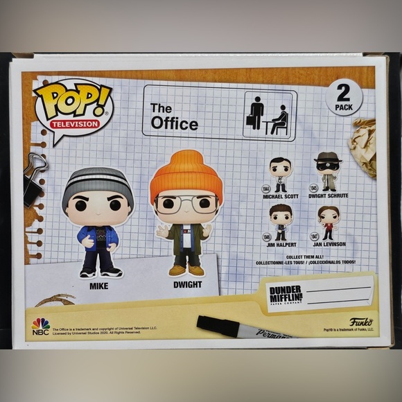 Funko pop The Office Scranton boys Dwight Schrute and Michael Scott - Picture 5 of 5